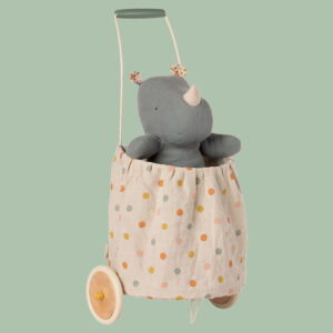 MAILEG 11-1114-00  ♡Nimm mich bitte zu Dir mit!♡ Mint; Kindergartentrolley h=ca. 56 cm