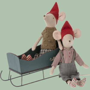 MAILEG 11-2011-00 Unser Schlitten ❤️ Grün; Größe Medium