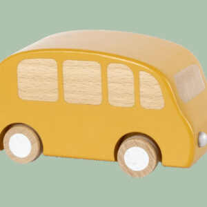 MAILEG 12-1001-00 CO² neutraler gelber Bus mit mechanischem Motor ❤️