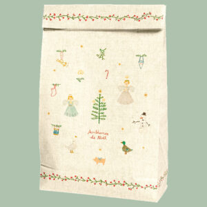 MAILEG 14-2310-00 ❤️Nimm mich zu Weihnachten❤️; Geschenktasche.; 5 Stck.; 30,5/18 cm