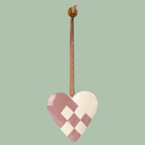 MAILEG 14-2502-01 ❤️Herzlich geflochten❤️; Hellviolett; Aufhänger