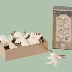 MAILEG 14-2509-00 ❤️DREI ENGEL FOLGEN DEM STERN❤️; 4 Aufhänger