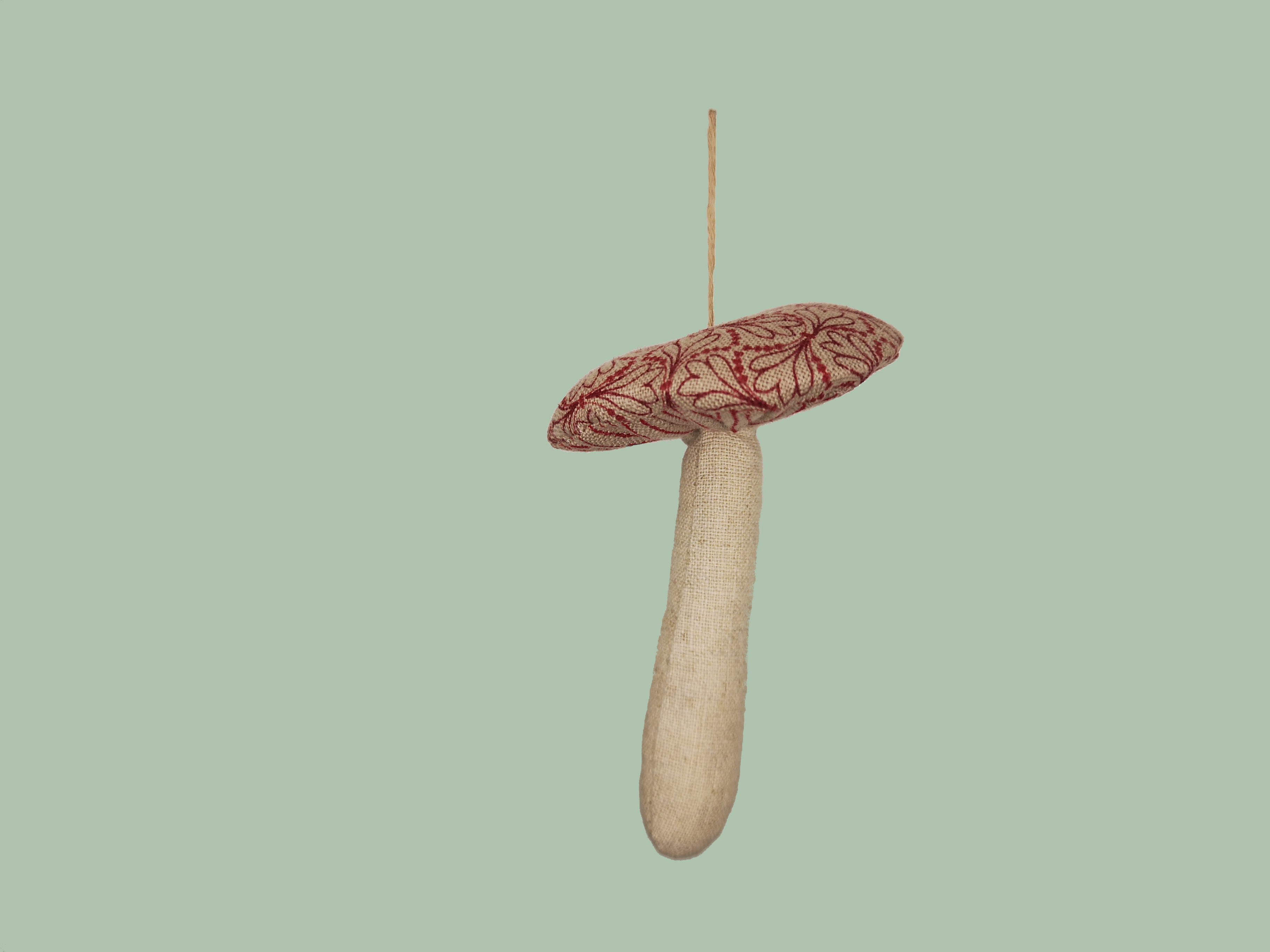 MAILEG 14-2804-01 Pilz Aufhänger groß❤️MAJESTÄTISCH PURPURROT❤️;  Blumenpilz; Aufhänger; 9 cm