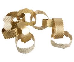 MAILEG 14-5510-01 Papier Girlande, Weihnachtsfeier, Sylvester