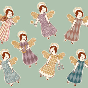 MAILEG 15-0104-00 Geschenkanhänger "Dein Engel, mein Engel"; 14 Stck.