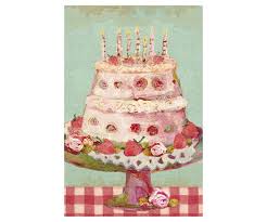 MAILEG 15-0141-02  Geburtstagstorte, Einzelkarte