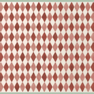 MAILEG 15-1203-00  Geschenkpapier- Rautirot ❤️ 10 m