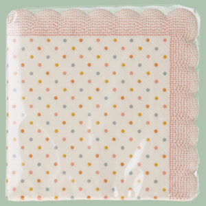 MAILEG 15-1300-01 ❤️Boosterserviette für den Kuchen danach❤️Servietten 16 Stck.