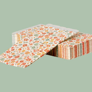 MAILEG 15-1301-00  ❤️ Servietten Blumenzauber in Orange 16 Stck.