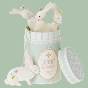 MAILEG 18-2300-00 ❤️Der Stall ist leer, wo kommt der Hasenbraten her?❤️ 5 Stck