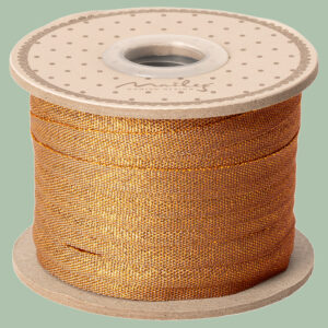 MAILEG 19-0222-00 Geschenkband, Goldocker, 25 m Rolle