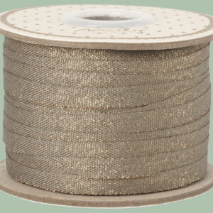 MAILEG 19-1228-00  Hilfst Du mir beim Einpacken ❤️ Stein/Gold 25 Meter