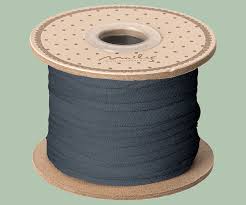 MAILEG 19-9205-00 Geschenkband, Dunkel Denim Blau, 25 m Rolle