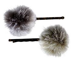 MAILEG 21-6904-01 Haarklammer 2 Stck., Rauchgrau